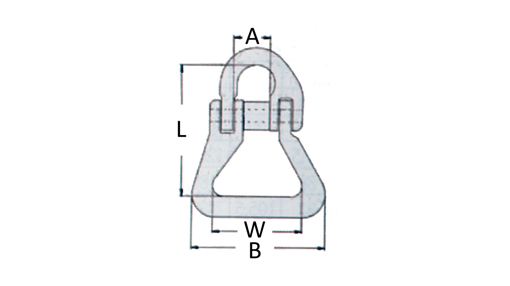 G80 WEB SLING CONNECTOR WITH SAFETY LATCH CTS Cargo TieDown Specialty