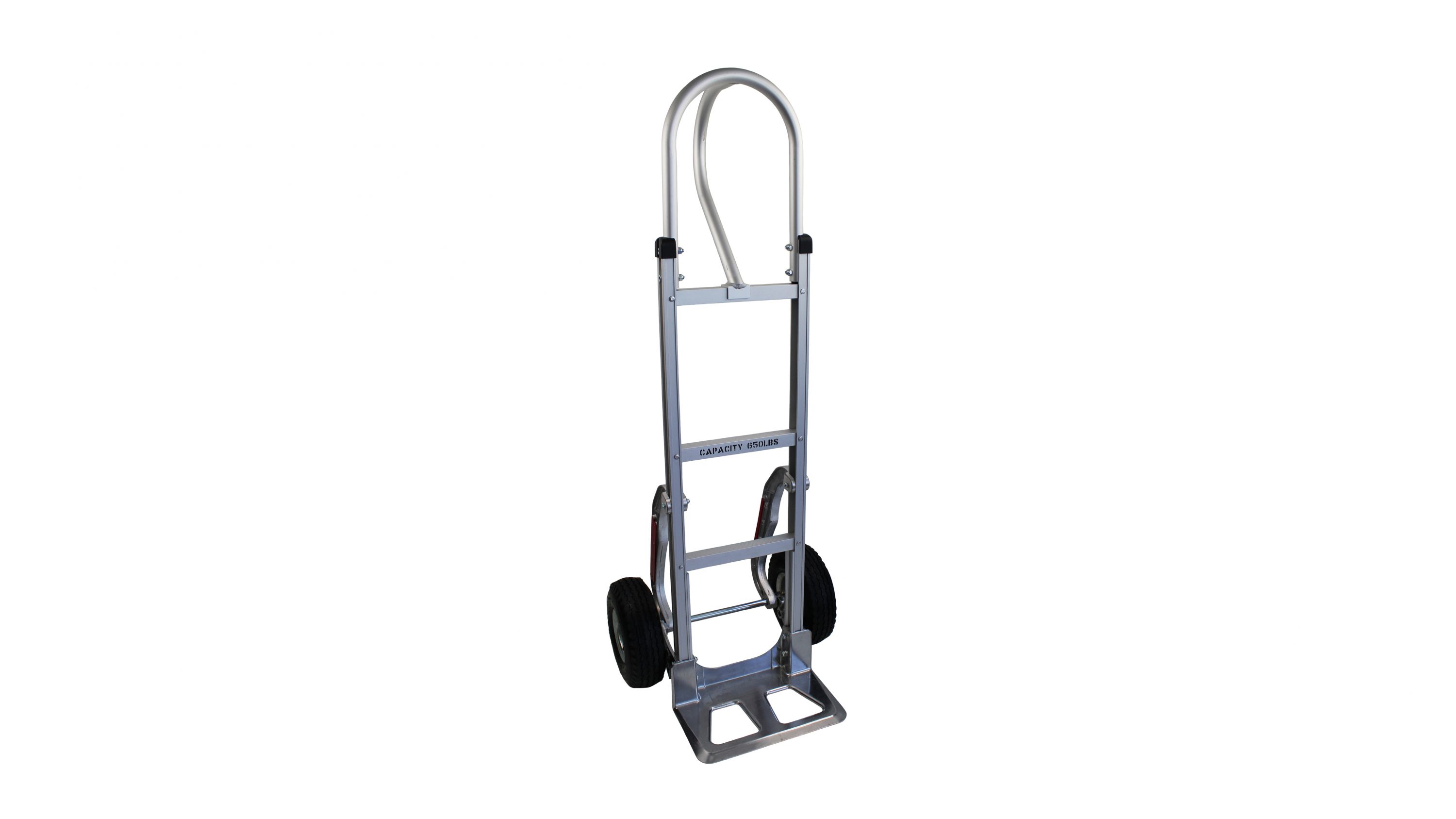 Heavy Duty Aluminum Hand Truck WITH 10″ Air Wheel CTS Cargo TieDown Specialty