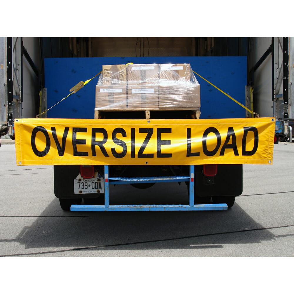 OVERSIZE LOAD Advertising Vinyl Banner Flag Sign Many Sizes Available USA