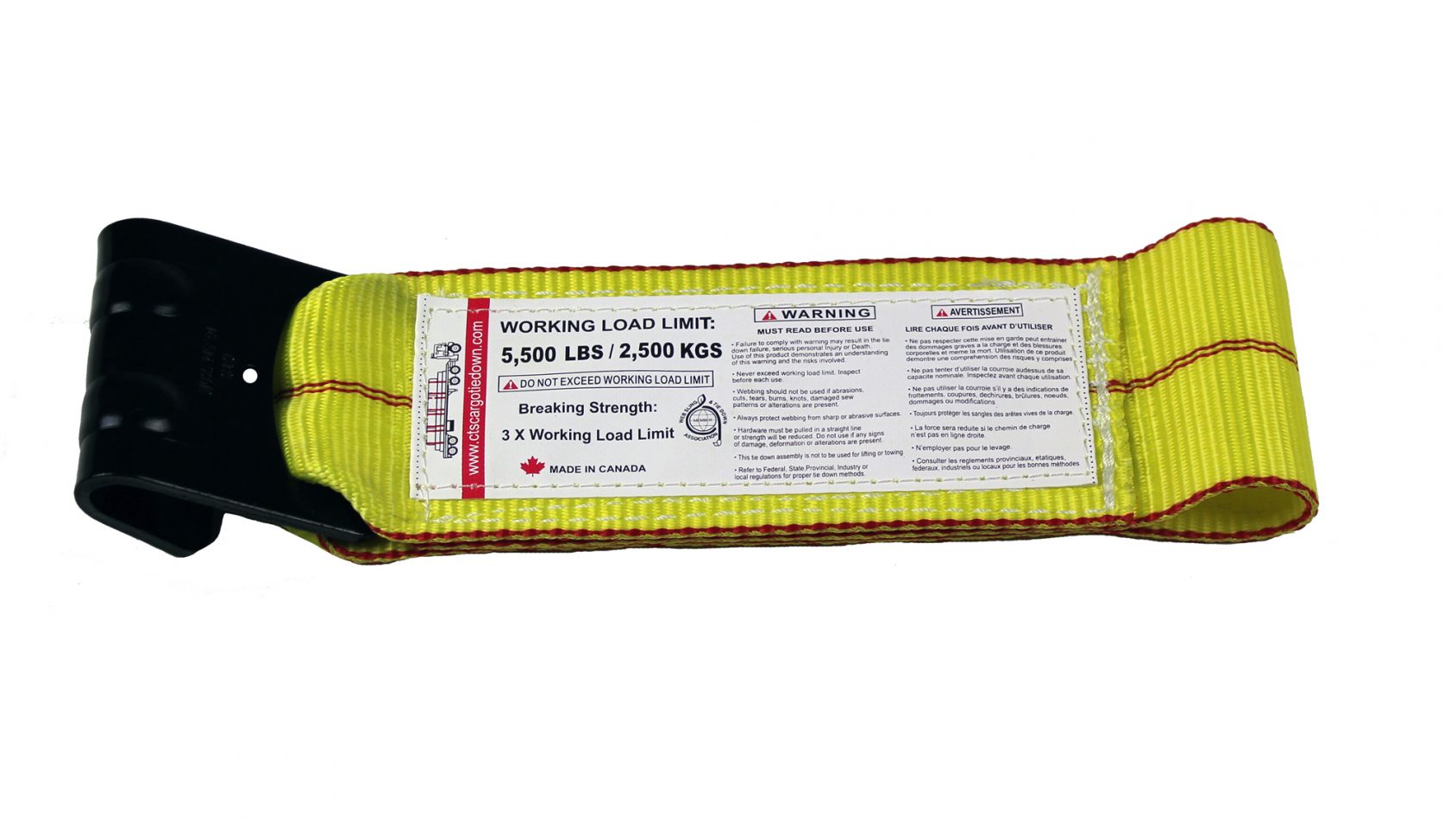 HEAVY DUTY RATCHET STRAP WITH FLAT HOOK CTS Cargo TieDown Specialty